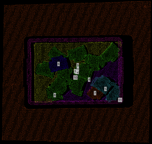 EuclideanSegmentation output