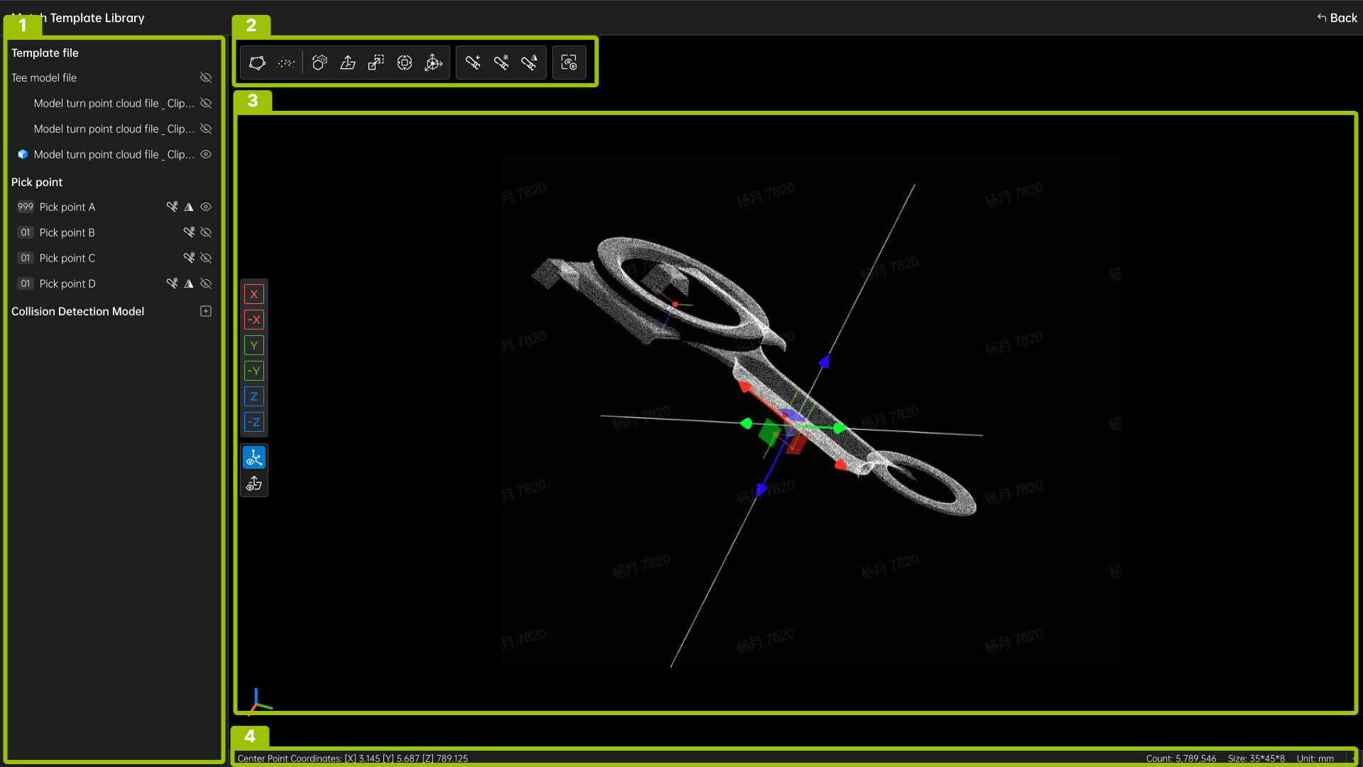 model editor interface