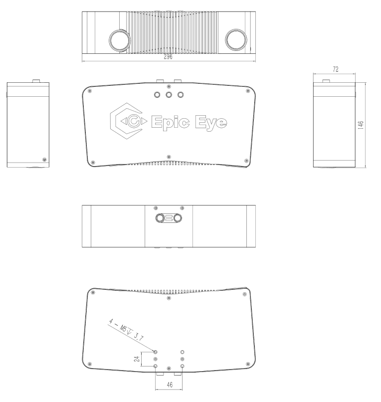 hardware x dimensions