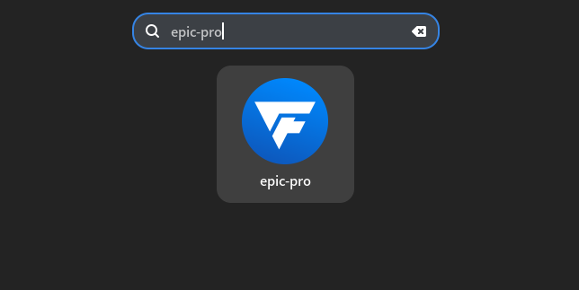 applications searched epic pro
